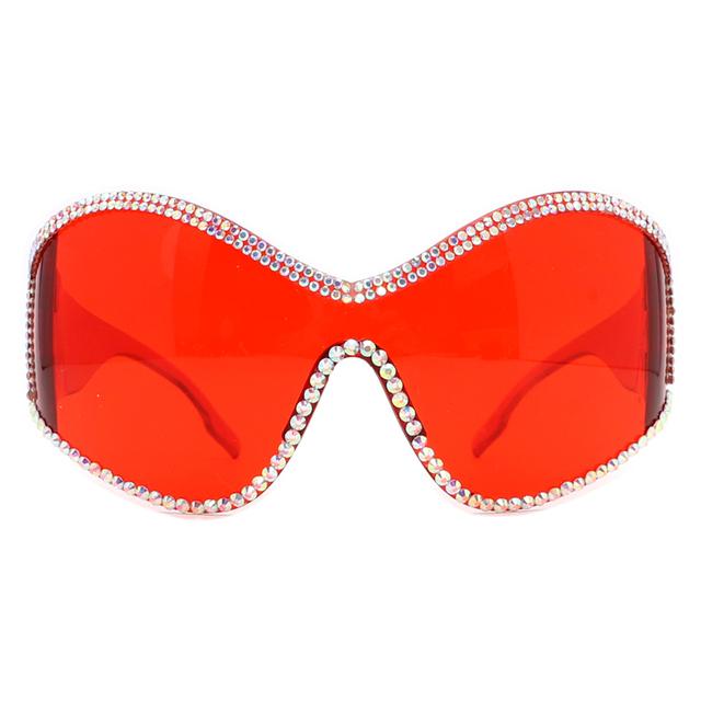 Новые большие солнцезащитные очки в стиле стимпанк для женщин. Тенденции в стиле панк Y2k. Солнцезащитные очки для мужчин. Брендовые дизайнерские очки 2000-х годов De Sol Oculos - Солнцезащитные очки -