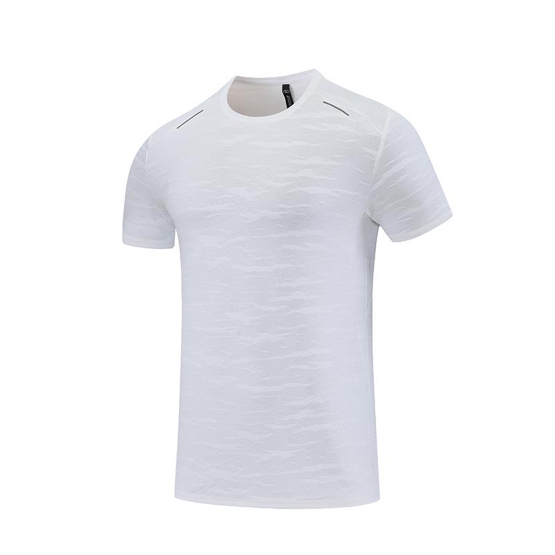 Мужская быстросохнущая летняя футболка для фитнеса Ice Silk - дышащая, свободный крой, круглый вырез, короткий рукав
