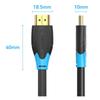 VENTION HDMI 1.4 Кабель 10м Черный Совместимый с HDCP Конвертер Удлинитель для ПК 4K