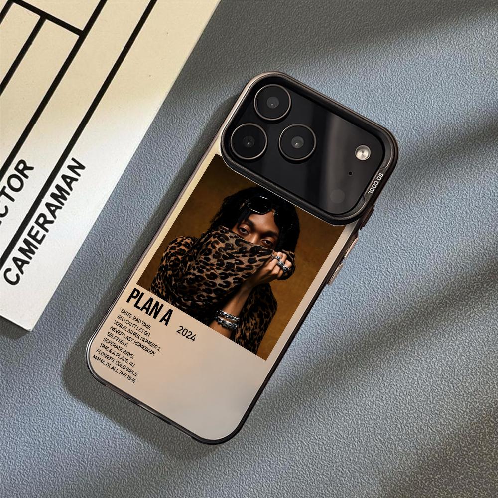 Чехол для телефона Lil T-Tecca Rap Trap для iPhone 17 16 15 14 13 12 11 Pro Max Air Матовый Лазерный Аврора Ударопрочный Funda