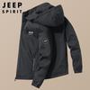 JEEP SPIRIT Men's Hooded Casual Jacket