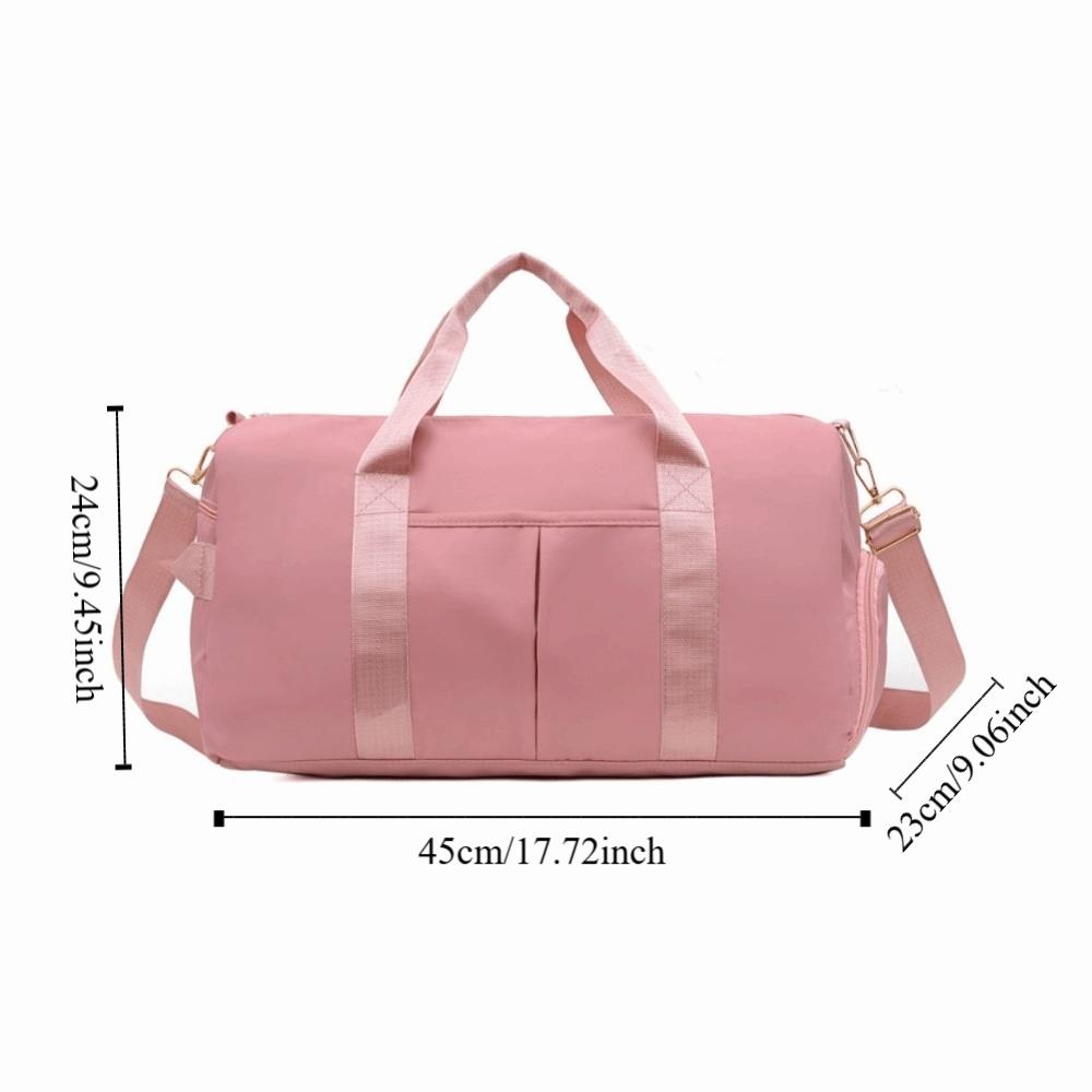 Oxford Nylon Duffle Bag Short Distance Gym Shoulder Bag Sturdy Large Capacity Handbag  Girl
