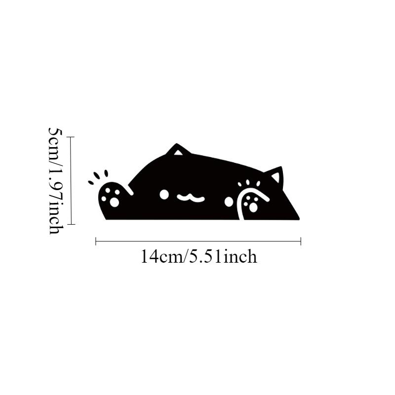 JDM Cute Cat Car Stickers Waterproof DIY Auto Window Body Bumper Trunk Funny Vinyl Decals Motorcycle Fuel Tank Decoration