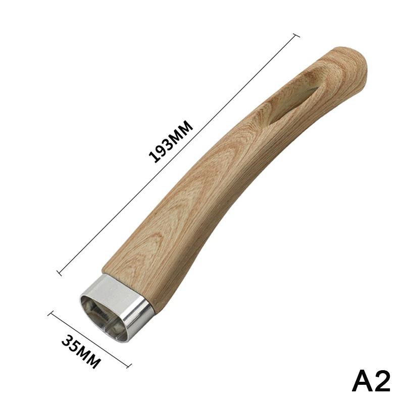 Universal Replacement Pot Handle - Heat-Resistant Wokpan Handle (Woodenblack Styles) Kitchen Cookware Accessory