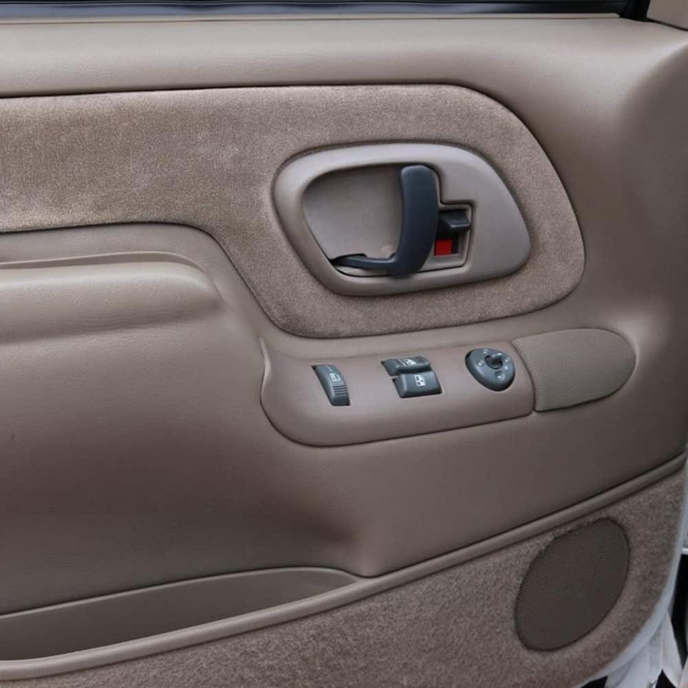 Interior Inside Door Handle Trim Bezels Beige Fit For 1995-2002 Chevy Gmc Truck