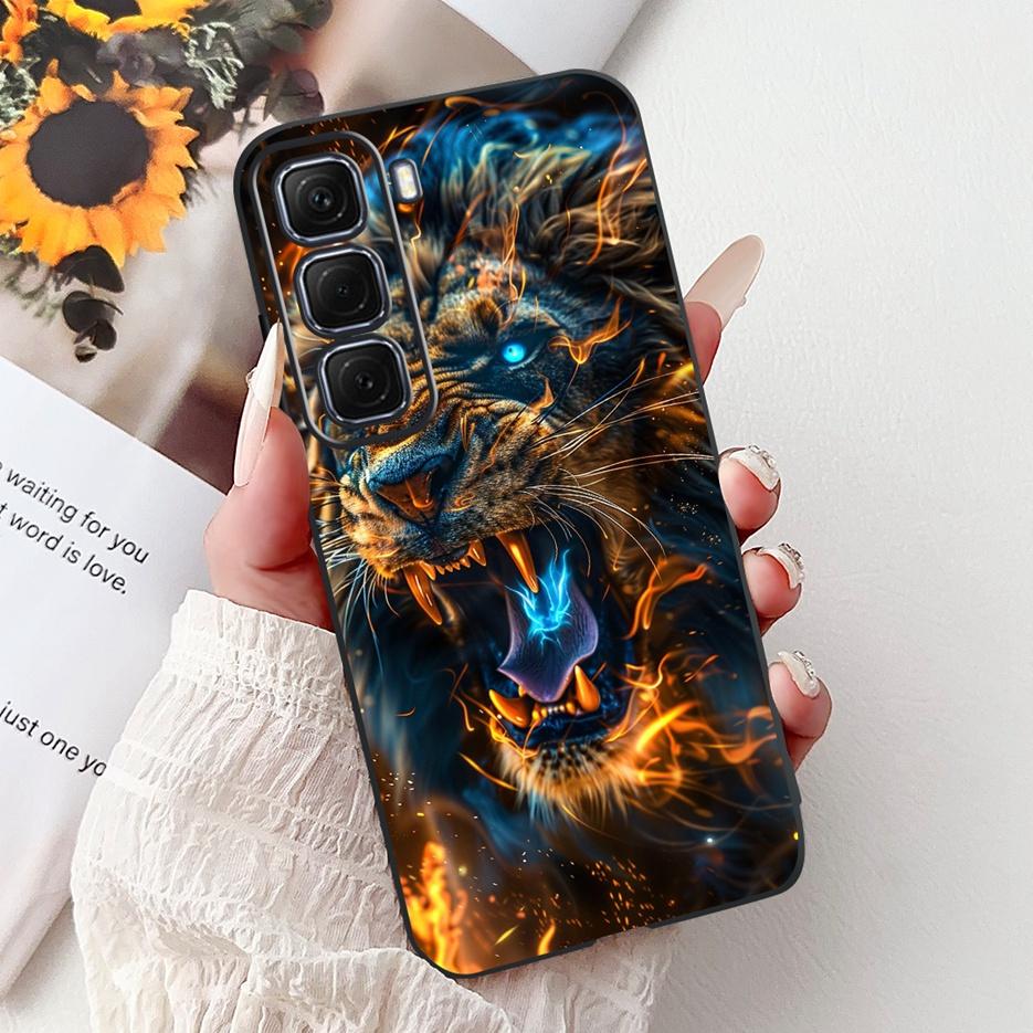 Чехол для Infinix Hot 50 Pro Plus X6880 Милый чехол-рыбка Кои Мягкий ТПУ Чехол для телефона Для Infinix Hot 50 Hot50 Pro 4G X6881 X6882 Сумки