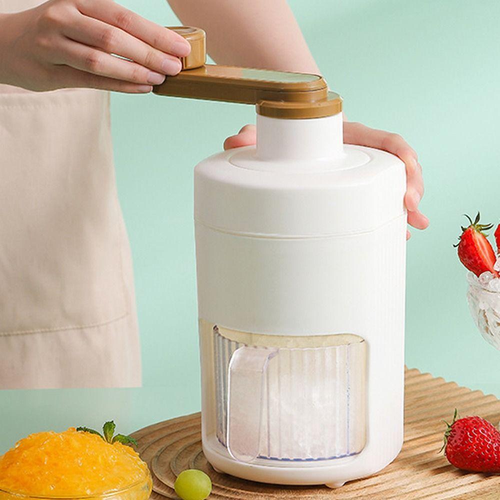 Портативная мини-машина для строганного льда с формочкой для кубиков льда, машина для приготовления смузи, льдодробилка, летний подарок