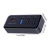 4-портовый USB-хаб-док-станция в бардачок, USB-адаптер для Tesla Model 3 Model Y, Автоаксессуары