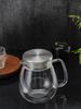 IwaiLoft Leaf Pot Pure, Термостойкий стеклянный чайник/кофейник, Безопасен для использования в микроволновой печи и посудомоечной машине (700мл)