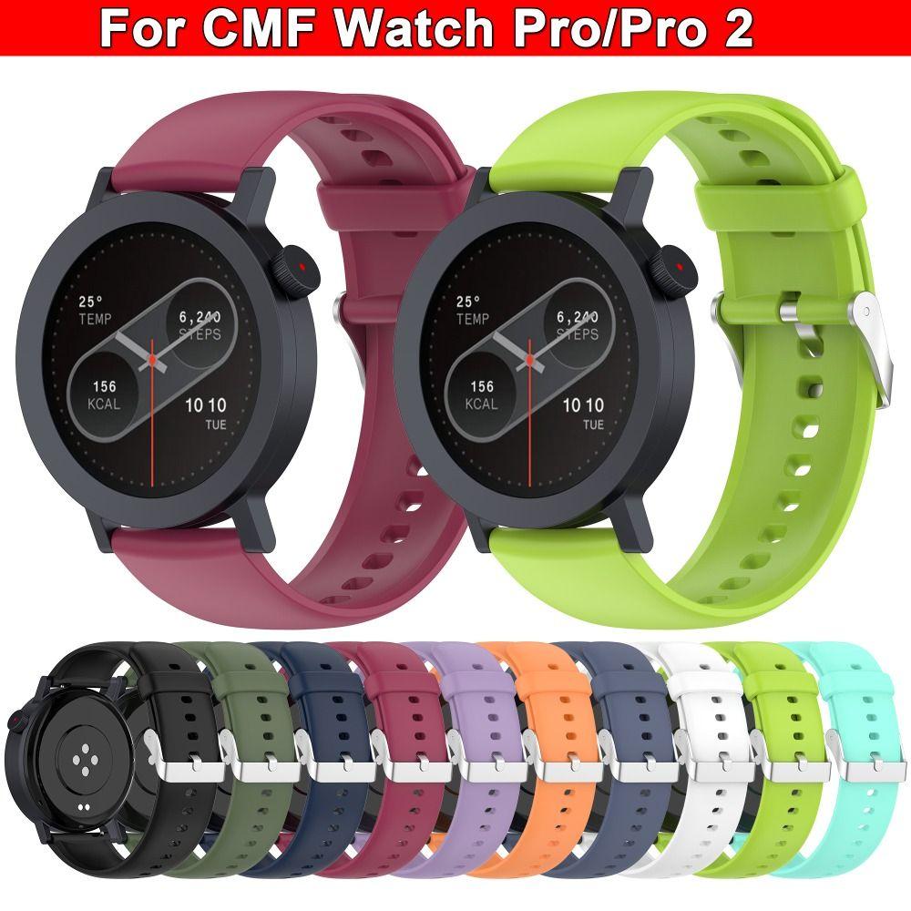 22MM Silicone Watch Strap Replacement Bracelet New Wristband for CMF Watch Pro 2