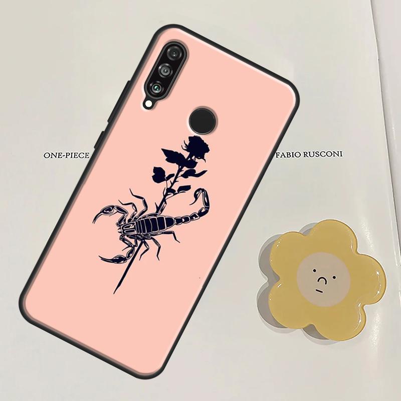 Животное Скорпион Для Huawei Nova Y60 Y70 Y90 Y61 Y91 3i 7i 8i 11i Nova 11 9 10 SE P20 P40 Lite P30 Pro Чехол