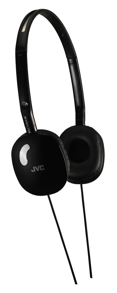 JVC Kenwood HA-S160-B Closed-Back Headphones, Foldable, Black
