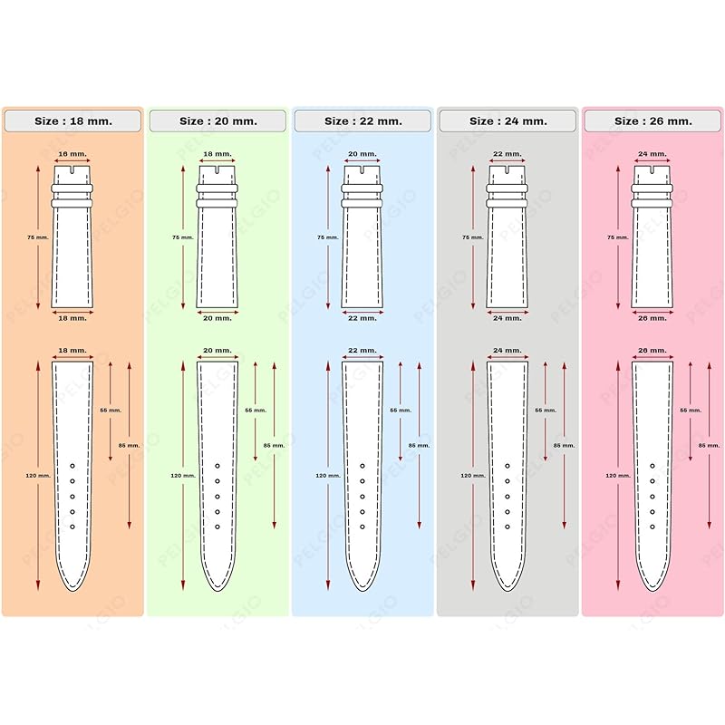 [Pelgio] ремешок для часов из крокодиловой кожи, сменный ремешок из крокодиловой кожи, для мужчин, ручная работа, с пряжкой 18 мм. /20 /22 /24 /26 Для мм. (черный, мм.)