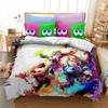 Popular Splatoon 2 3d Bedding Set Queen King Single Double Duvet Cover Set Pillowcase Children Cartoon Quilt/Blanket Cover Sets