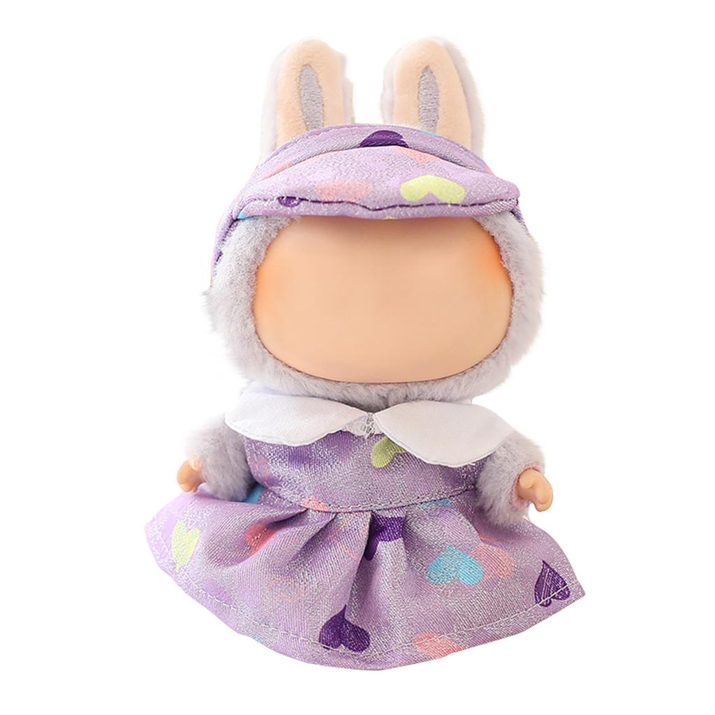 Costume 6.69 Inch Plush Toy Costume High Quality 17cm Doll Replacement Costume Fashion Doll Costume Doll Not Included