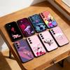 Чехол для телефона A-Angel Dust H-Hazbin H-Hotel для Samsung Galaxy A13,21s,22,31,32,52,53,71,72,73,Мягкий черный чехол