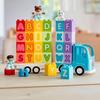 LEGO DUPLO First DUPLO Alphabet Truck 10915, a toy block gift for toddlers and babies, STEM educational truck for boys and girls ages 18 months and up