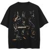 Streetwear Doberman Graphic Black T-Shirt Cotton Unisex Tops Tees Summer Short Sleeves T Shirt