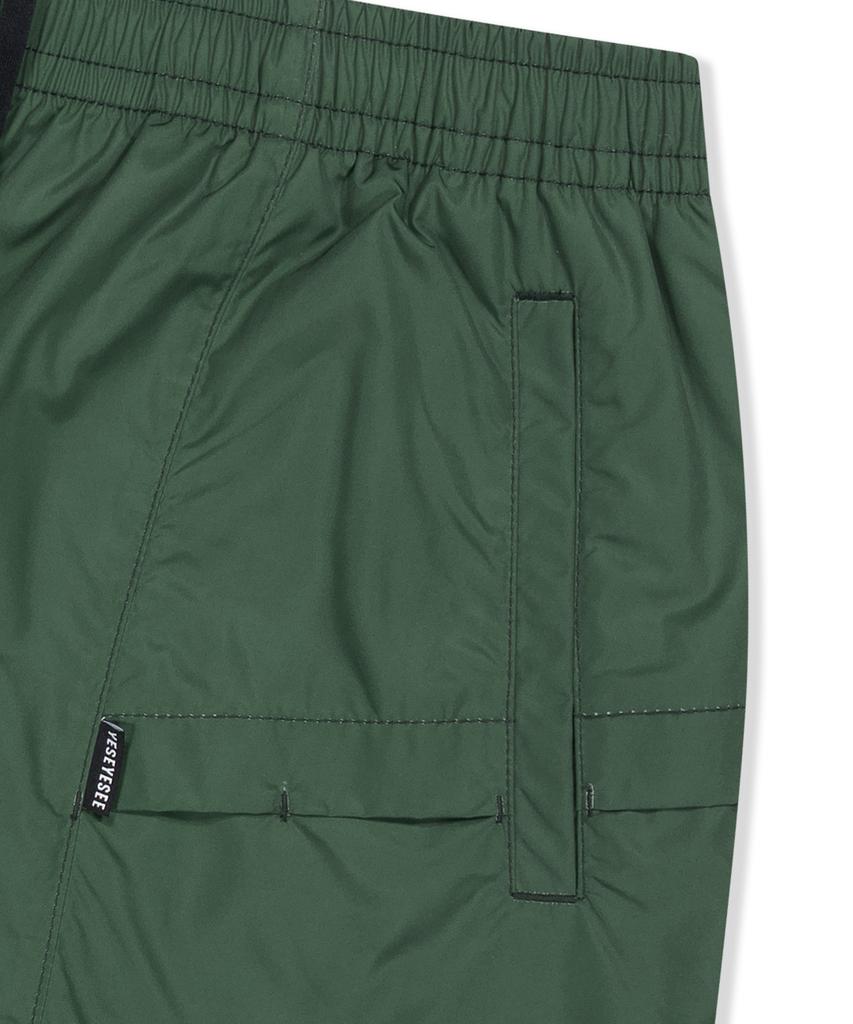 YESEYESEE Paneled Comfort Shorts Green