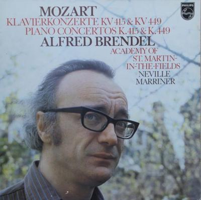 LP Пластинка ВОЛЬФГАНГ АМАДЕЙ МОЦАРТ - АЛЬФРЕД БР - Концерты для фортепиано KV 415 и KV 449 9500565 Philips 1979 Нидерланды Классика Б/У