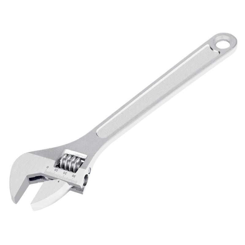 Разводной открытый гаечный ключ для гальванических работ, разводной гаечный ключ, бытовой промышленный ключ с резиновой ручкой, устойчивый к заклиниванию