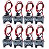 Set of 8 Fuel Injector Connector Wiring Plugs Clips Fit EV1 OBD1 Pigtail