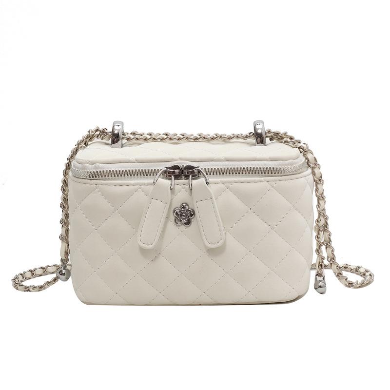 Premium Mini Bag Women's 2025 New Shoulder Messenger Bag Internet Celebrity Explosion Diamond Chain Box Small Square Bag