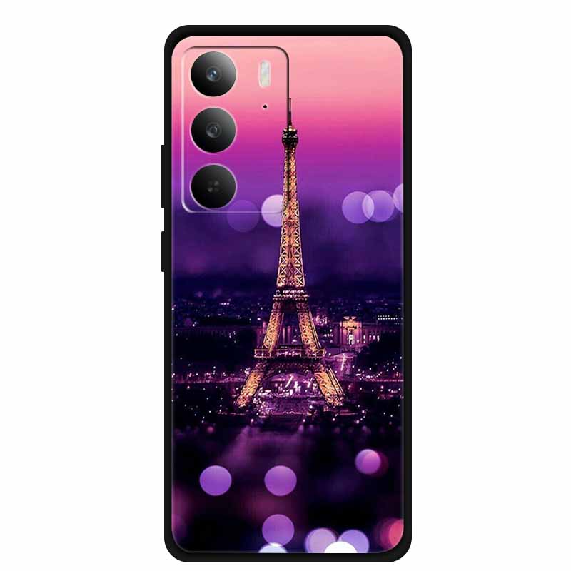 Чехол для телефона из ТПУ для Realme C75 C75X 4G Мягкие силиконовые чехлы Задняя крышка с мультяшными узорами Funda C 75 RMX3941 Модный роскошный бампер