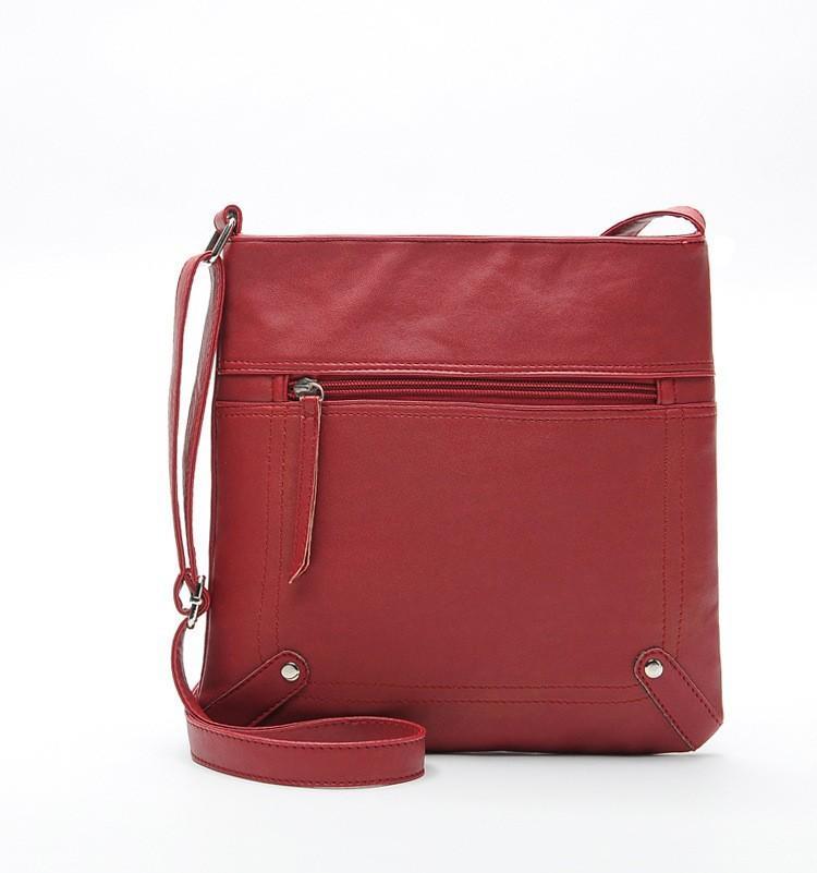 Women Messenger Purse Females Bucket Leather Crossbody Shoulder Bag CLE