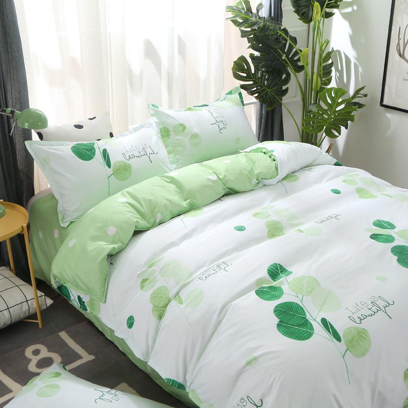 Комплекты постельного белья Пододеяльник Хлопок Одноместный Двойной Queen King Size Пододеяльник / Пододеяльник Комплект льна