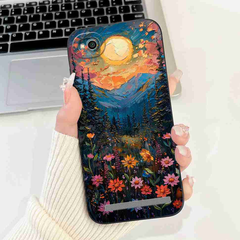 For Xiaomi Redmi 5A MCG3B Case Colorful Flowers Soft Silicone Cover For Redmi 5A redmi 5a MCG3B 5.0" Cute Rabbit Bumper Shell