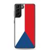 Coque Téléphone Drapeau Tchéquie - Samsung Galaxy S21 Ultra
