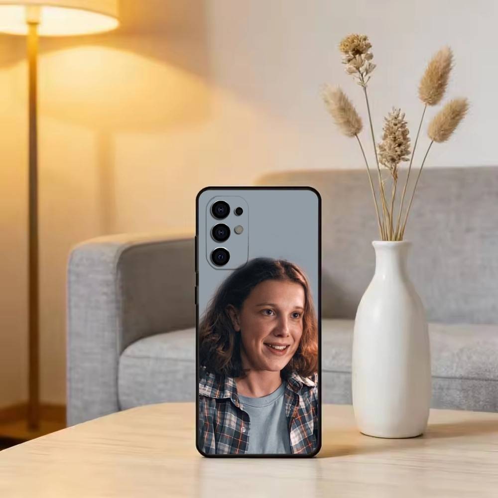 M-Millie B-Brown Actor Phone Case For Samsung S25,S24,S21,S22,S23,S30,Ultra,S20,Plus,Fe,Soft Silicone Black Cover