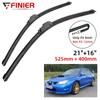 2 шт. щетки стеклоочистителя для Subaru Impreza GD GG 2000-2007 21 "16" подходят для переднего лобового стекла, щетки для окон, резак, аксессуары 2004 2005 2006 2007