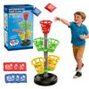 Игровой набор для игры в бобы с регулируемой подставкой и несколькими корзинами для подсчета очков для игр в помещении и на улице