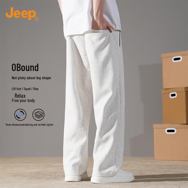 Jeep Мужские повседневные широкие спортивные штаны