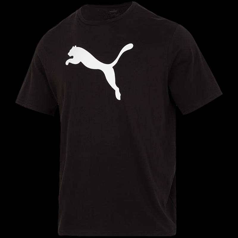 Puma Мужская повседневная футболка с коротким рукавом для бега и тренировок