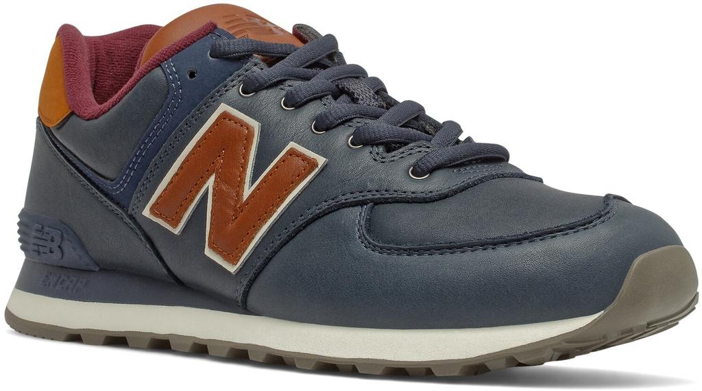 Кроссовки New Balance 574 natural indigo/saddle brown (ML574OMC)