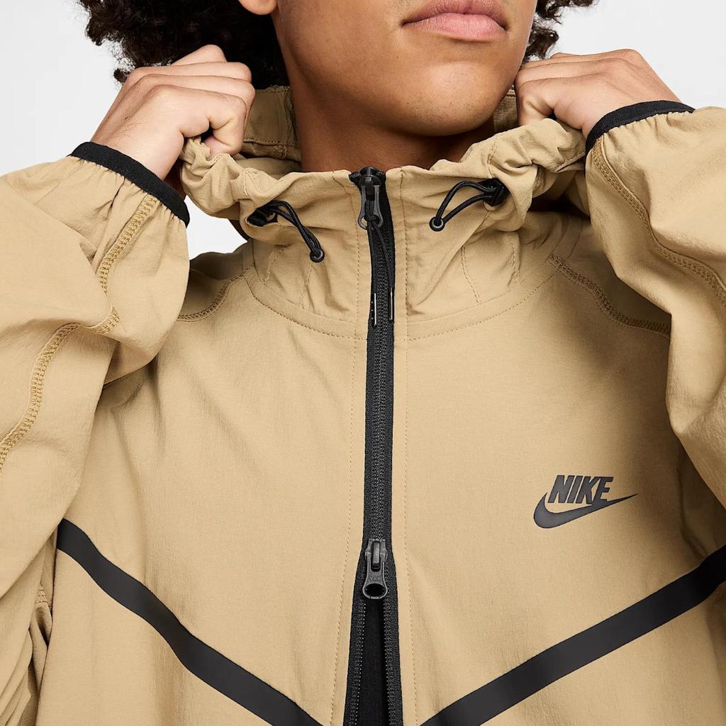 Nike Тканая Технология Удобная Дышащая Свободная Эластичная Куртка Мужские куртки Черный Серый HM7151-297