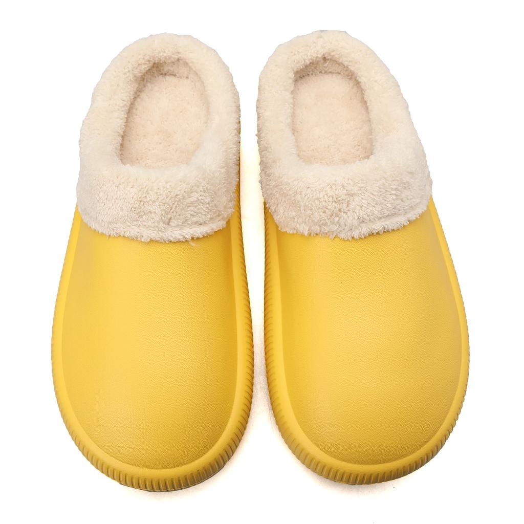 Fashion Winter Slippers Home Man Non-slip Men's Eva Slipper Fashion Warm Plush Lightweight Casual Couple's Cotton Shoe Explosive Style