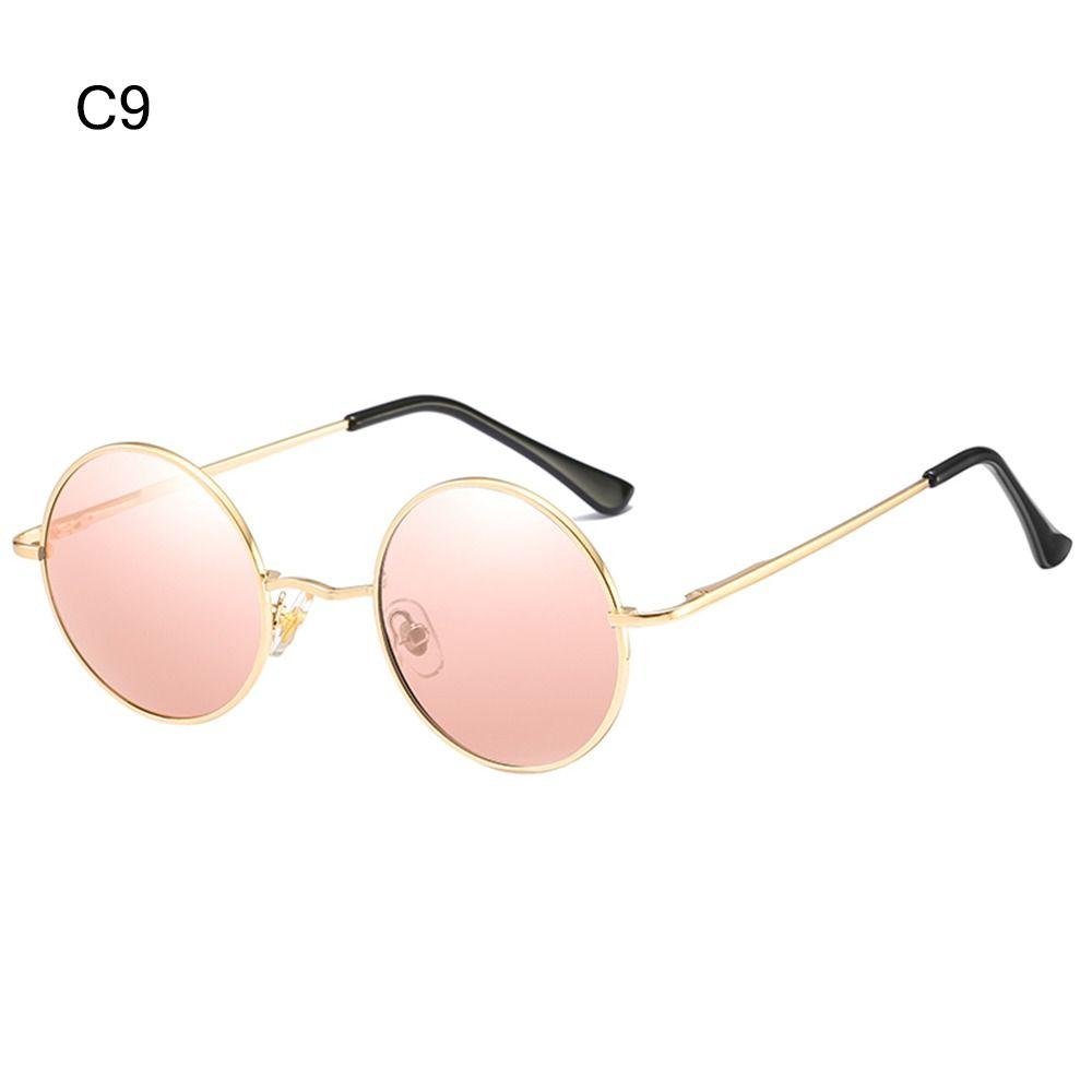 Поляризованные маленькие круглые солнцезащитные очки Металлические очки Ретро Панк Шейды для мужчин и женщин