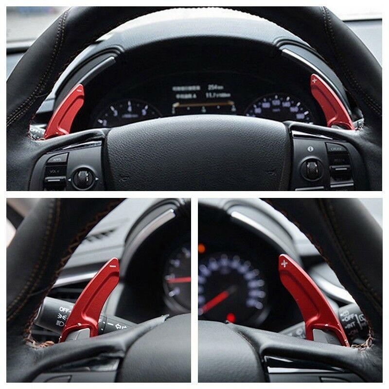 2 шт. для Honda Accord 13-18 алюминиевые красные подрулевые переключатели DSG, удлинители, декор