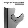 Wall mounted barbell rack adjustable width with gasket barbell storage rack gym equipment props rack