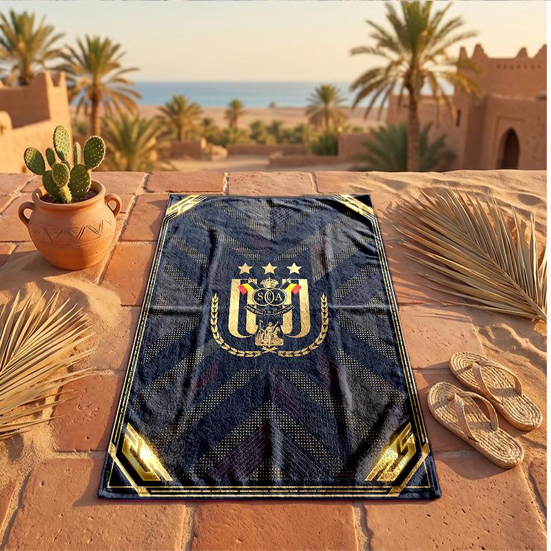 Anderlecht FC Print Microfiber Beach Towel Quick Dry Absorbent Large Towel For Beach Swimming Travel