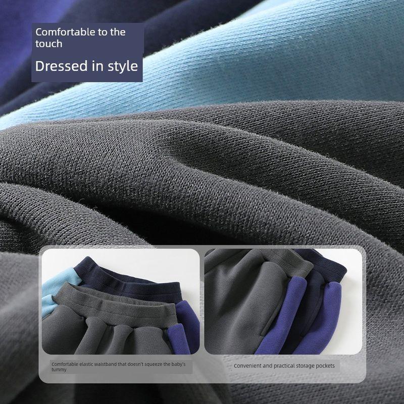 Спортивные брюки для мальчиков, штаны для тренировок, весенняя одежда, новый стиль 2026, повседневная детская одежда для весны и осени, модная и стильная для детей