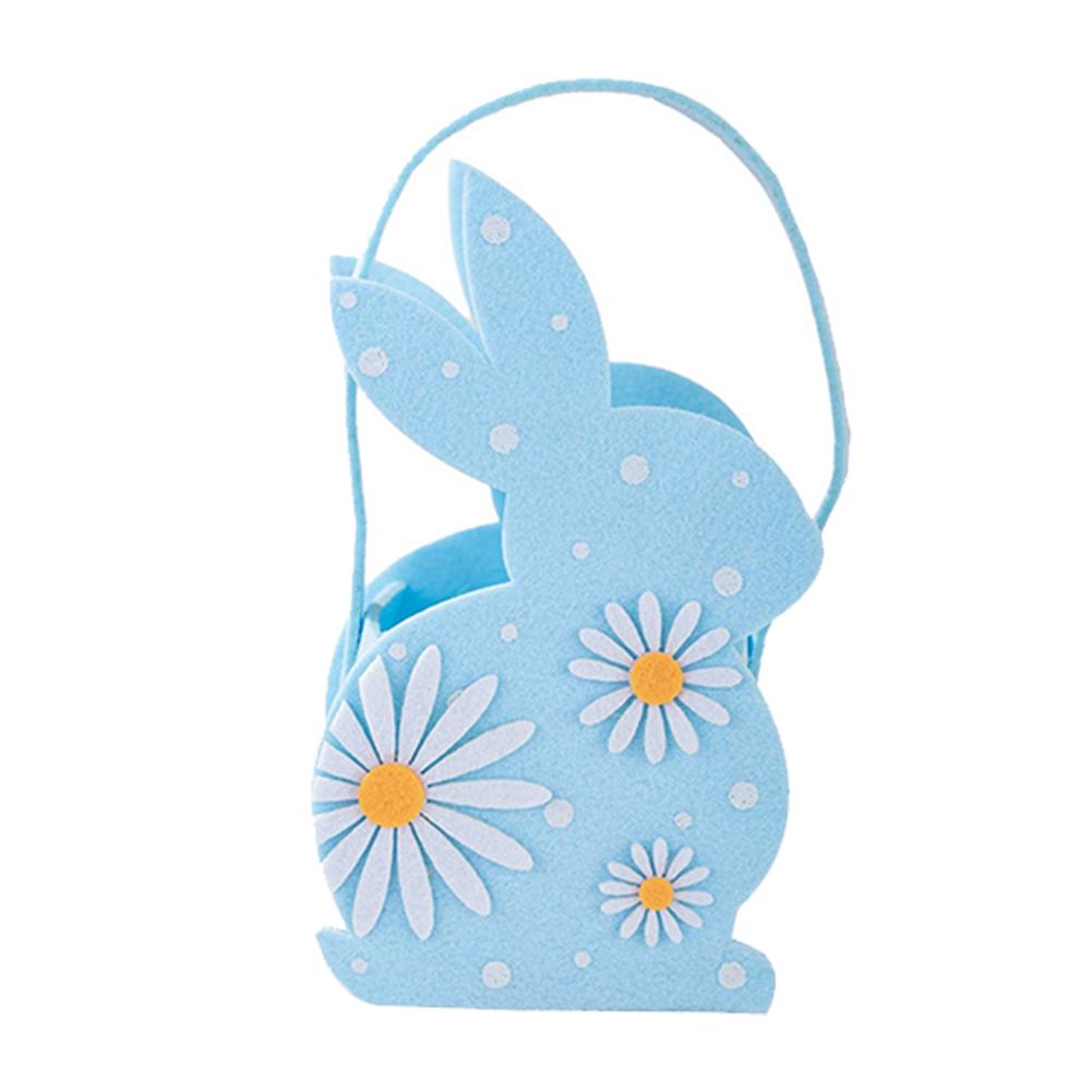 Handmade Felt Easter Bunny Basket Perfect for Fun Holiday Celebrations