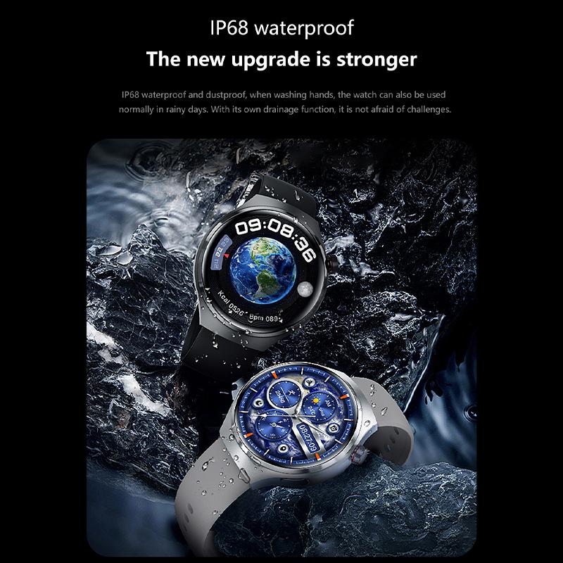 2023 NFC Смарт-часы для мужчин GT4 Pro 390*390 HD экран сердечного ритма Bluetooth вызов IP68 водонепроницаемые умные часы для Huawei Xiaomi + коробка