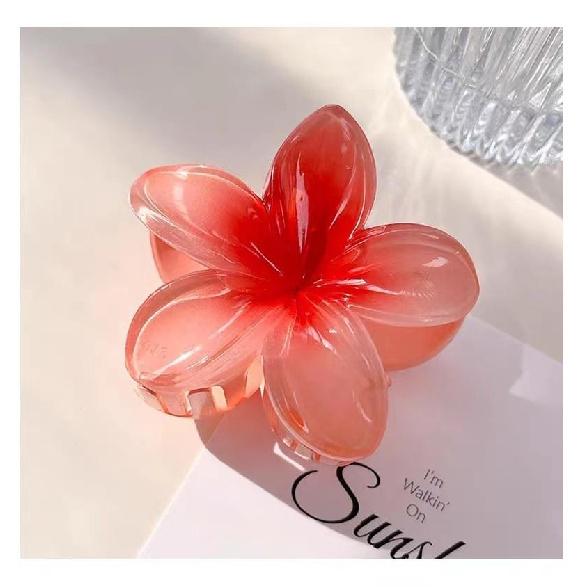 2/4/6 шт. Модные женские заколки-гвоздики с цветочным узором для волос в гавайском стиле для отдыха на пляже