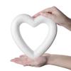 Modelling Polystyrene Hollow Valentine's Day Party Decoration Heart Foam Mould White Craft Balls