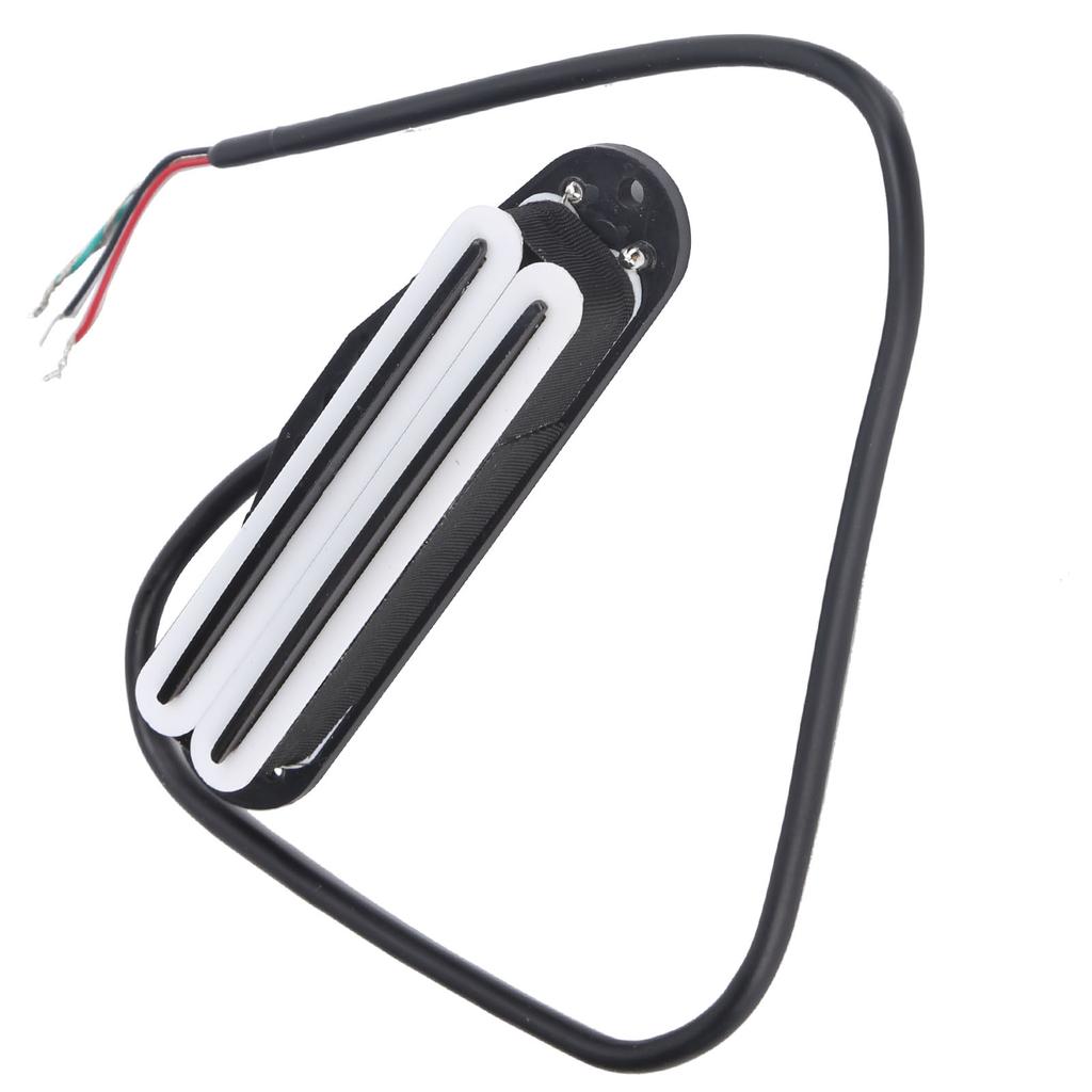 11K Dual Hot Rail Humbucker Pickup Ceramic Magnet ABS Аксессуары для электрогитары Белый Черный рельс